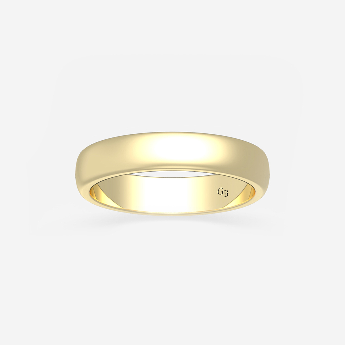 4mm Dome Wedding Band